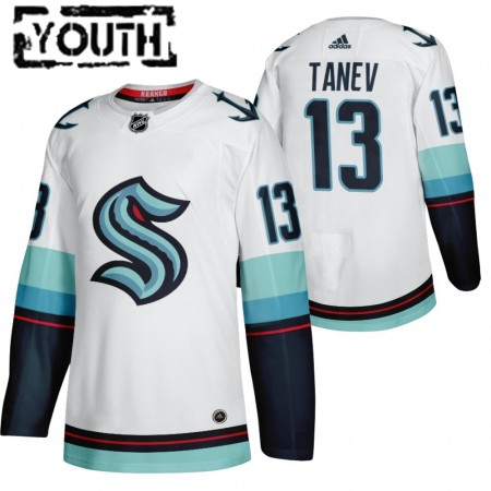 Kinder Eishockey Seattle Kraken Trikot Brandon Tanev 13 2021-22 Weiß Authentic